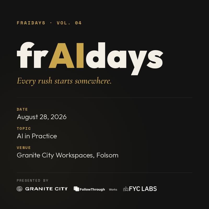 Cover Image for frAIdays — AI in Practice