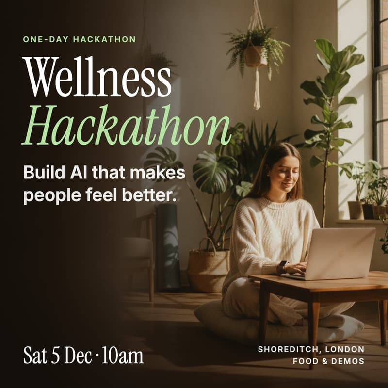 Cover Image for Wellness Hackathon: Build AI That Makes People Feel Better
