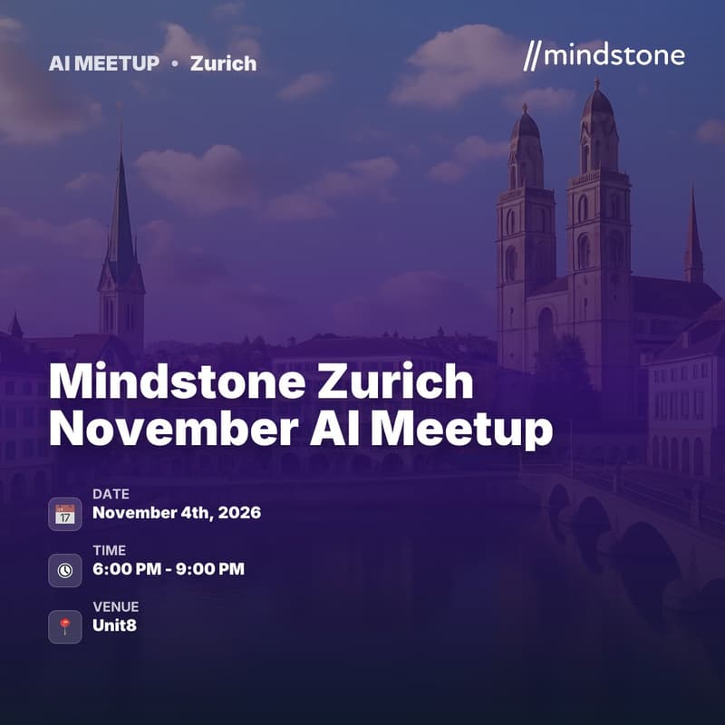 Cover Image for Mindstone Zurich November AI Meetup