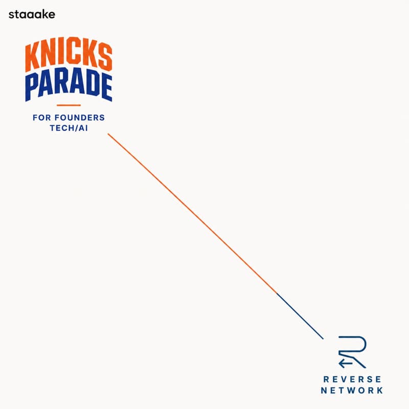 Cover Image for Knicks Parade for Tech/AI founders & friends — Reverse Network Meet