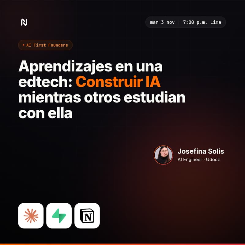 Cover Image for Aprendizajes en una edtech: Construir IA mientras otros estudian con ella