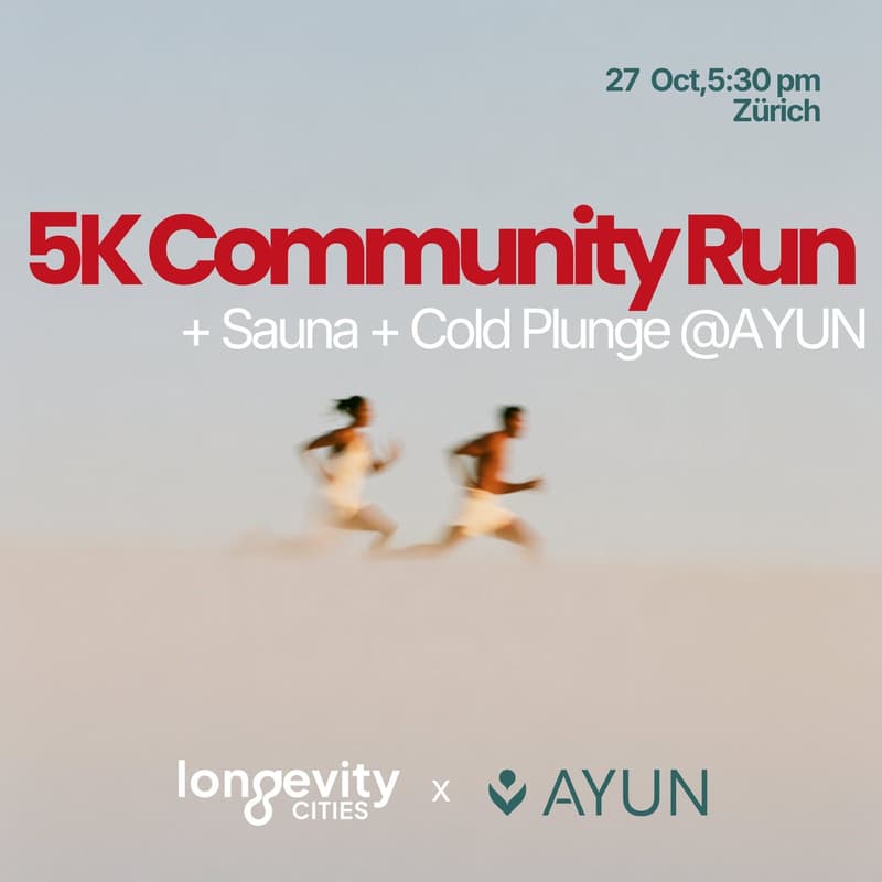 Cover Image for 5 km Community Run + Sauna + Cold Plunge @ AYUN