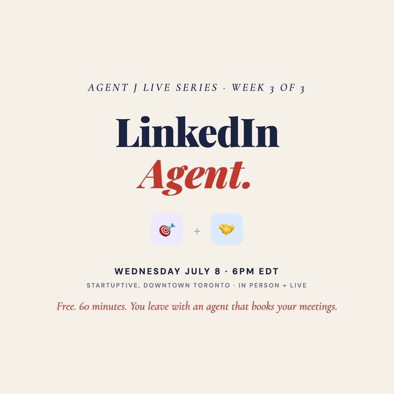 Cover Image for Build a LinkedIn Agent Live: From Ideal Leads to Booked Meetings