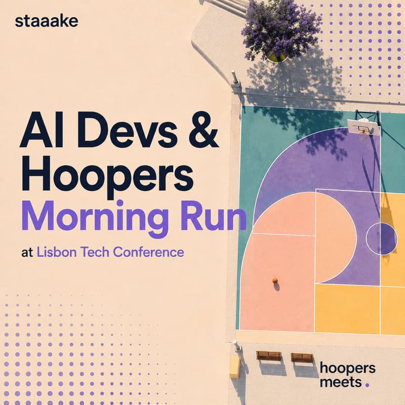 Cover Image for AI Devs & Hoopers Morning Run at Lisbon Tech Conf — Hoopers Meet
