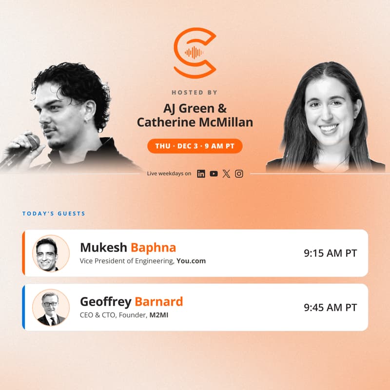 Cover Image for The AI Collective Podcast with AJ & Catherine: Thursday, Dec 3