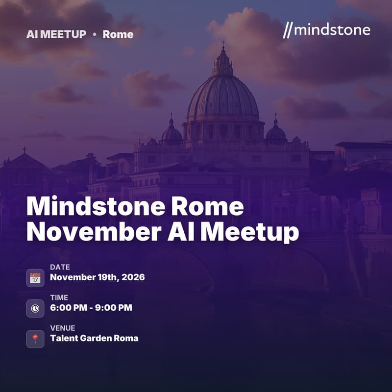 Cover Image for Mindstone Rome November AI Meetup