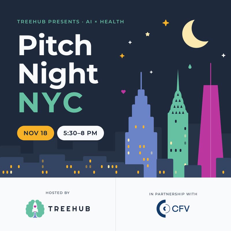 Cover Image for Treehub AI x Health Pitch Night NYC