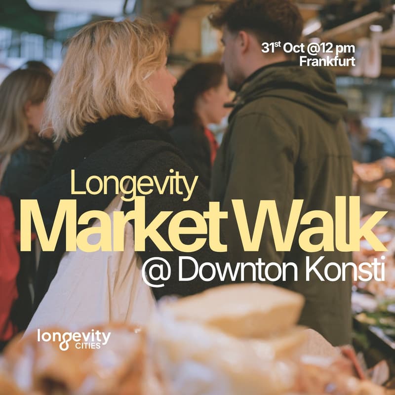 Cover Image for Longevity Market Walk @ Downton Konsti - Local food. Smart Choices. Seasonal Nutri Power.