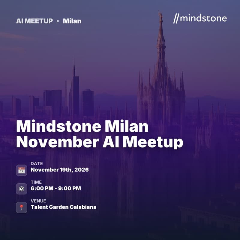 Cover Image for Mindstone Milan November AI Meetup