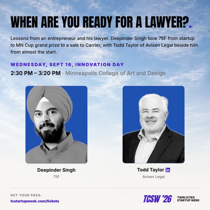 Cover Image for When Are You Ready For A Lawyer? Lessons from an Entrepreneur & His Lawyer