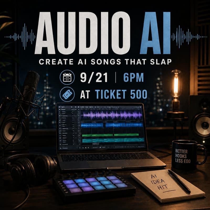 Cover Image for Audio AI: Create AI Songs That Don't Sound Like a Microwave Having a Panic Attack-Li