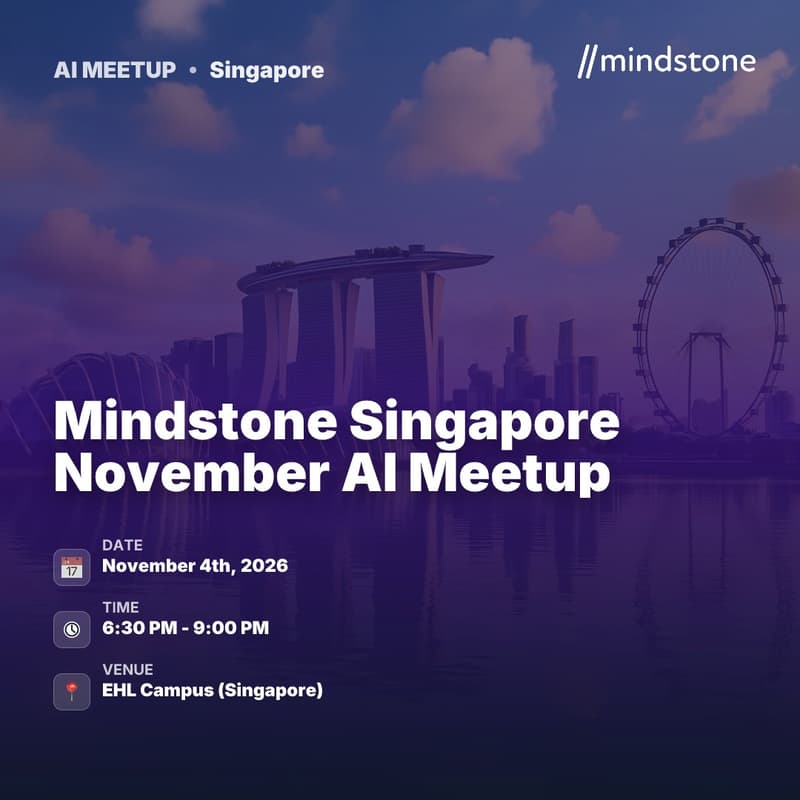 Cover Image for Mindstone Singapore November AI Meetup