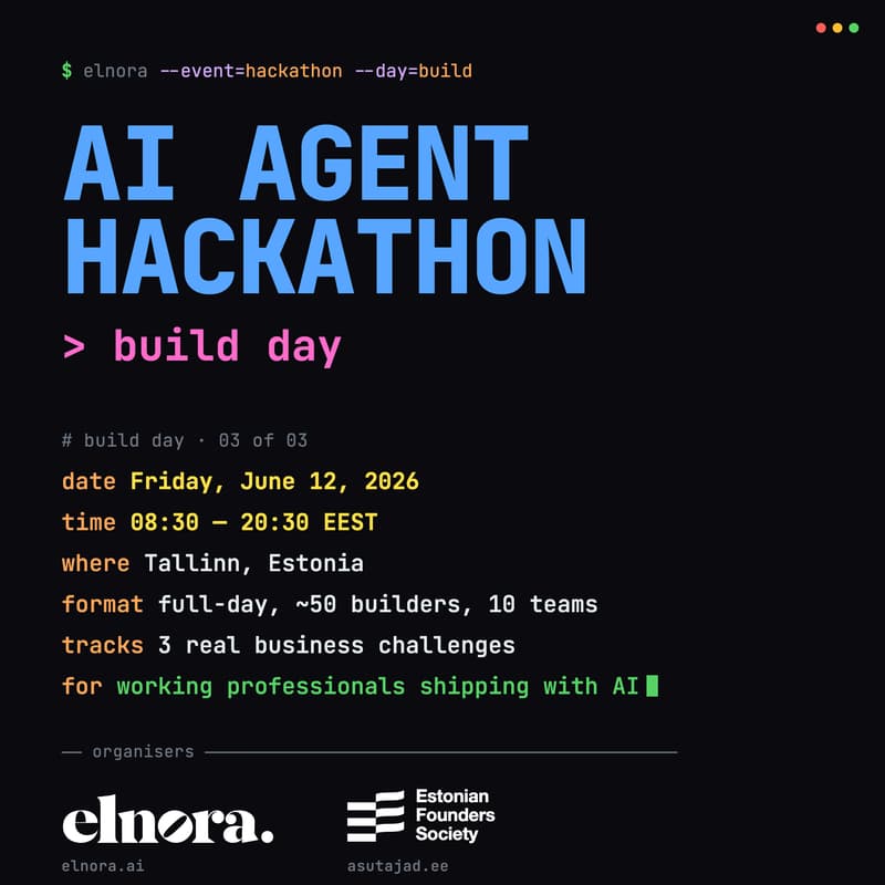 Cover Image for Elnora & EFS AI Hackathon — Build Day