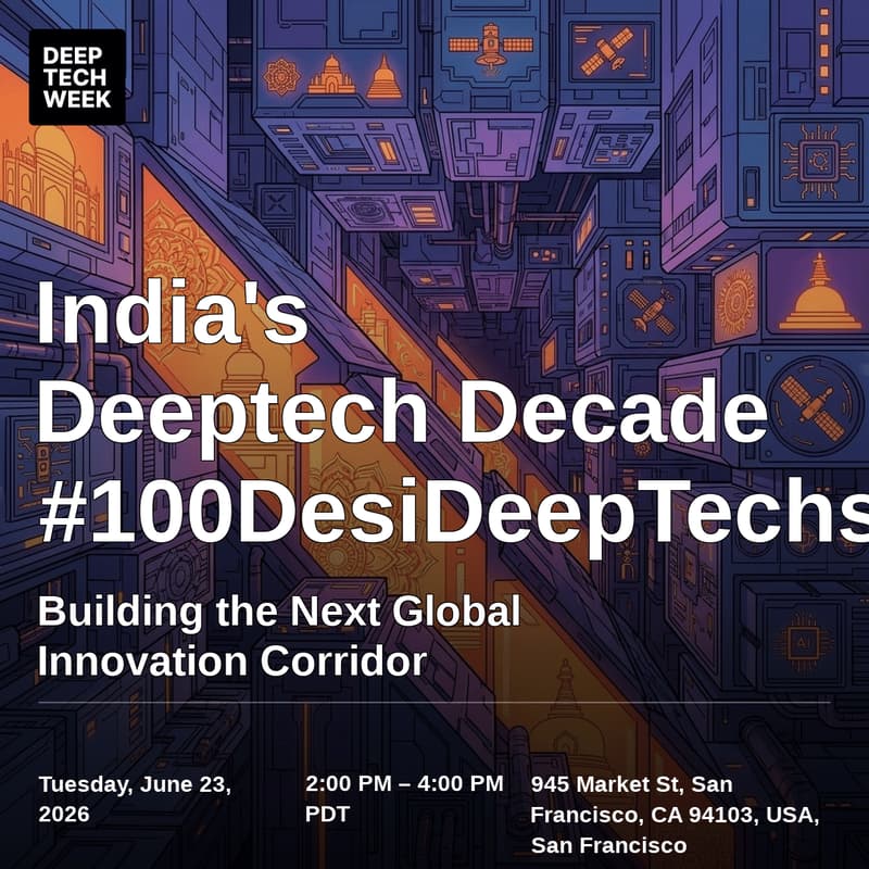 Cover Image for India's Deeptech Decade: Building the Next Global Innovation Corridor | Partnerships, Capital & Collaboration: SPF × NEC at SFDTW