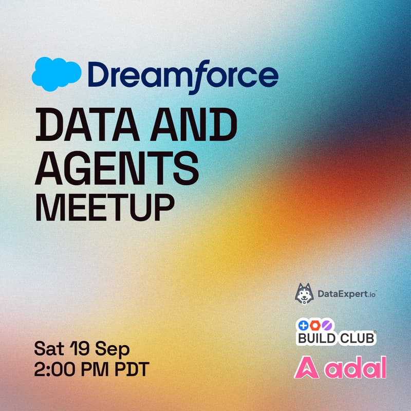 Cover Image for Dreamforce Data and Agents Meetup