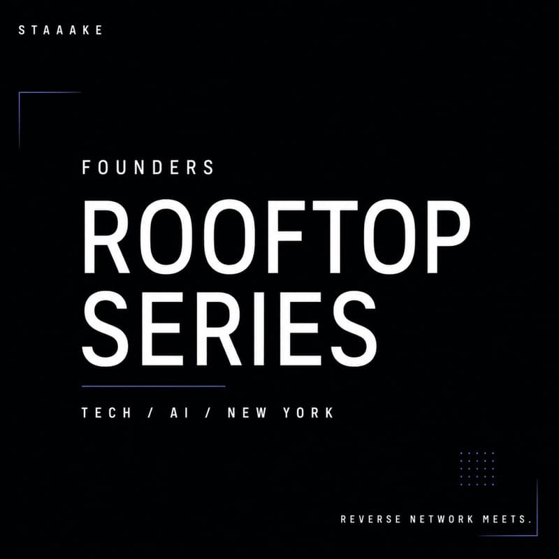 Cover Image for Founders Rooftop Series, AI/Tech — Reverse Network Meet