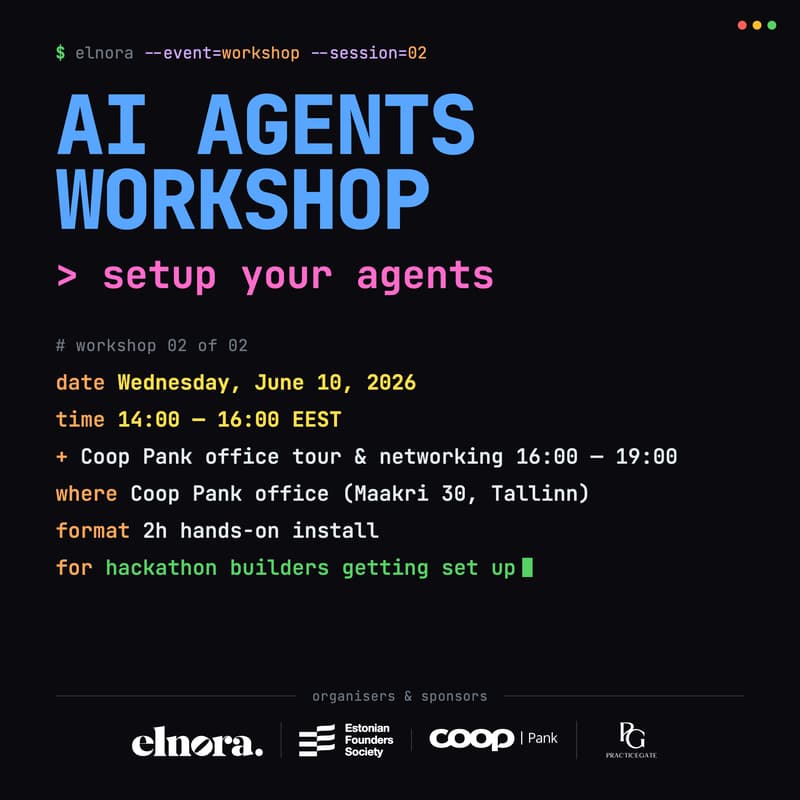 Cover Image for Workshop 2 — AI Agents: Setup