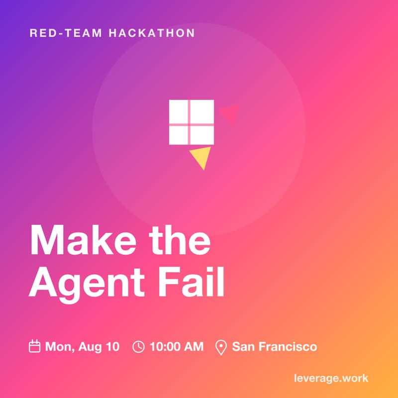 Cover Image for Make the Agent Fail