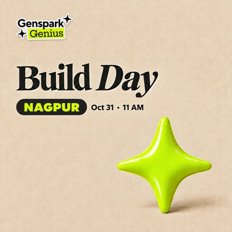 Cover Image for Genspark Hackathon Nagpur