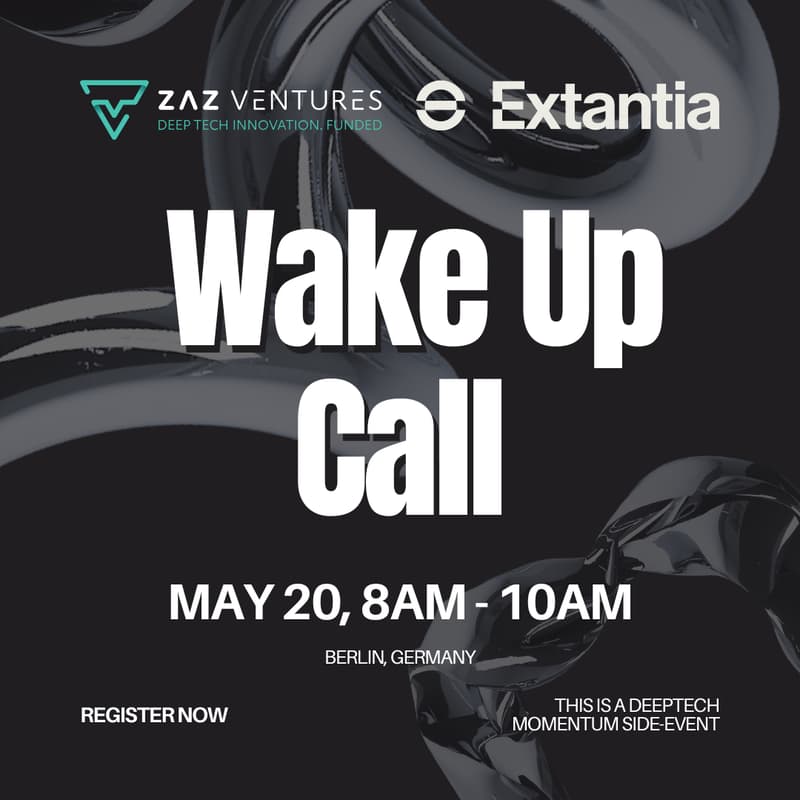 Cover Image for DTM Wake Up Call with Zaz Ventures & Extantia