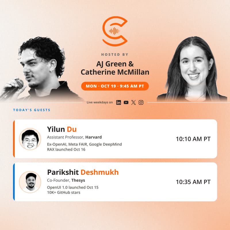 Cover Image for The AI Collective Podcast with AJ & Catherine: Monday, Oct 19