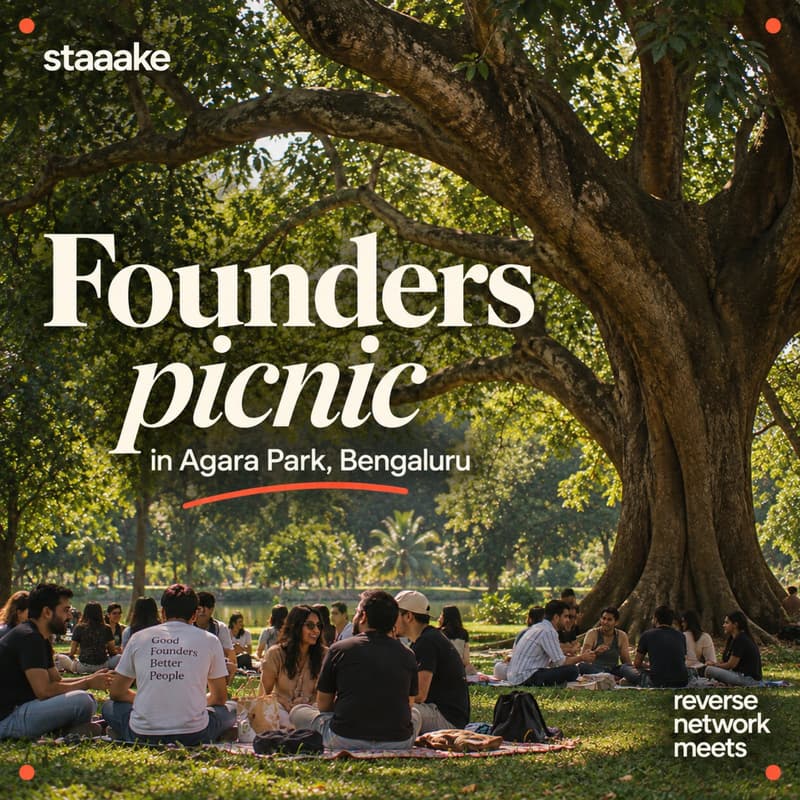 Cover Image for staaake Founders Pic Nic (Second Edition) — Reverse Network Meet