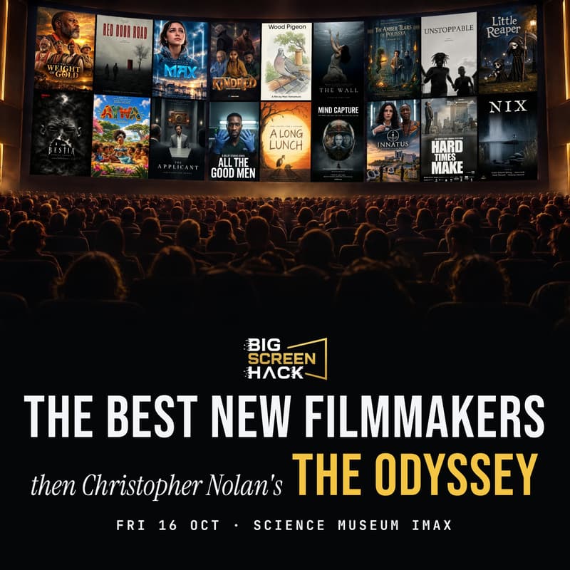 Cover Image for Big Screen Hack: AI Shorts + The Odyssey on IMAX