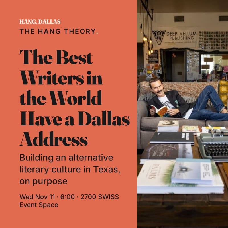 Cover Image for The Best Writers in the World Have a Dallas Address