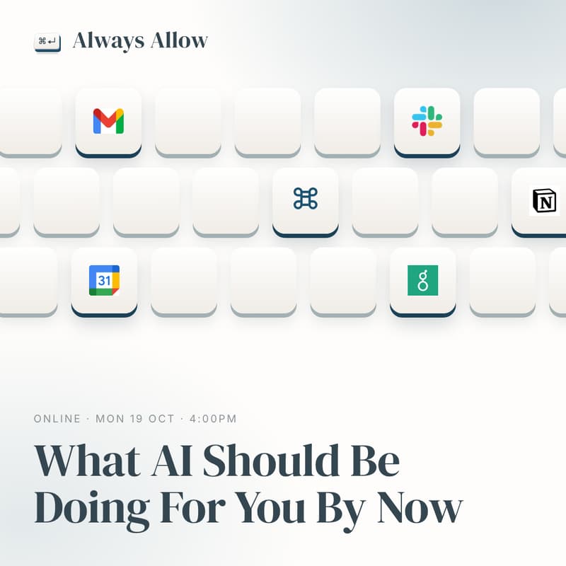 Cover Image for What AI Should Be Doing For You By Now