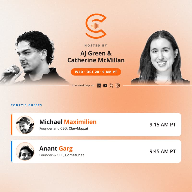 Cover Image for The AI Collective Podcast with AJ & Catherine: Wednesday, Oct 28