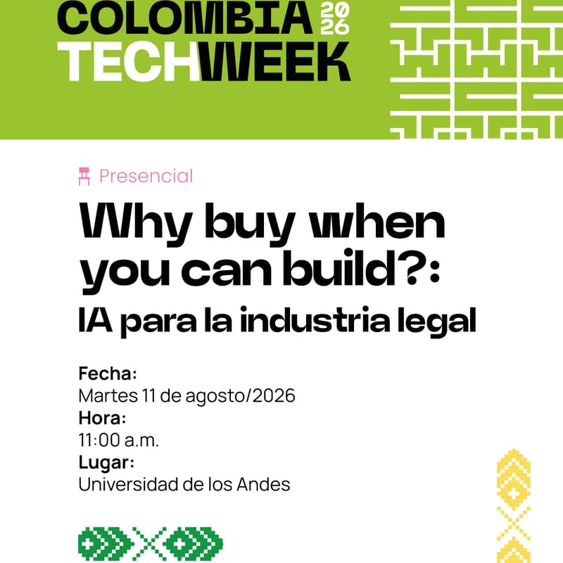 Cover Image for Why buy when you can build?: IA para la industria legal