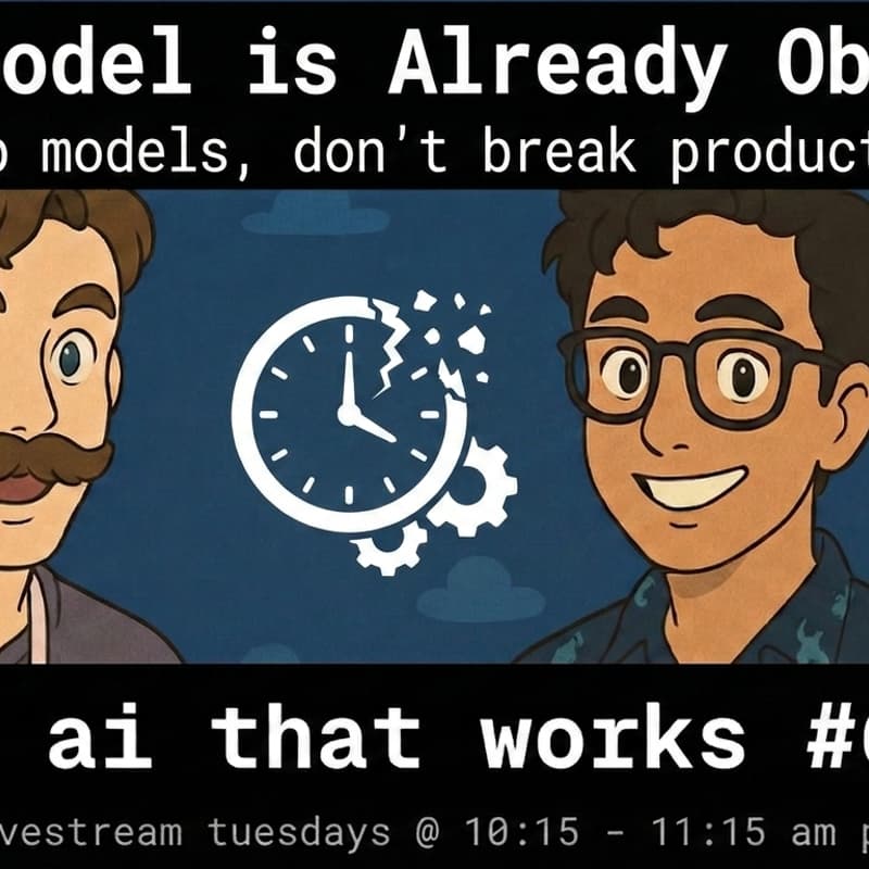 Cover Image for 🦄 ai that works: Your Model is Already Obsolete