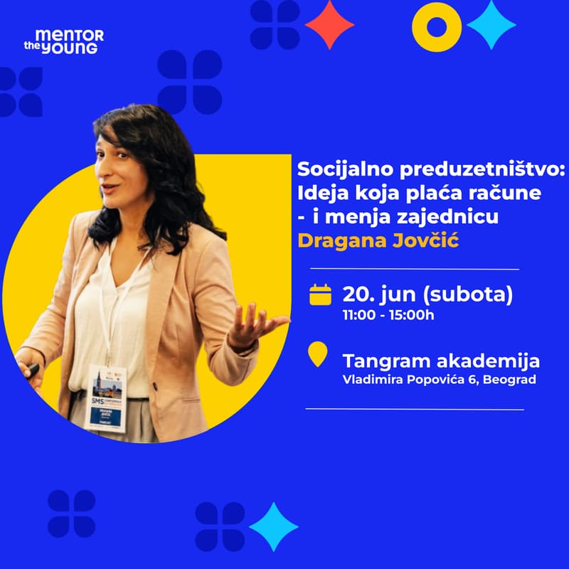 Cover Image for Socijalno preduzetništvo : Ideja koja plaća račune - i menja zajednicu [Mentor The Young]