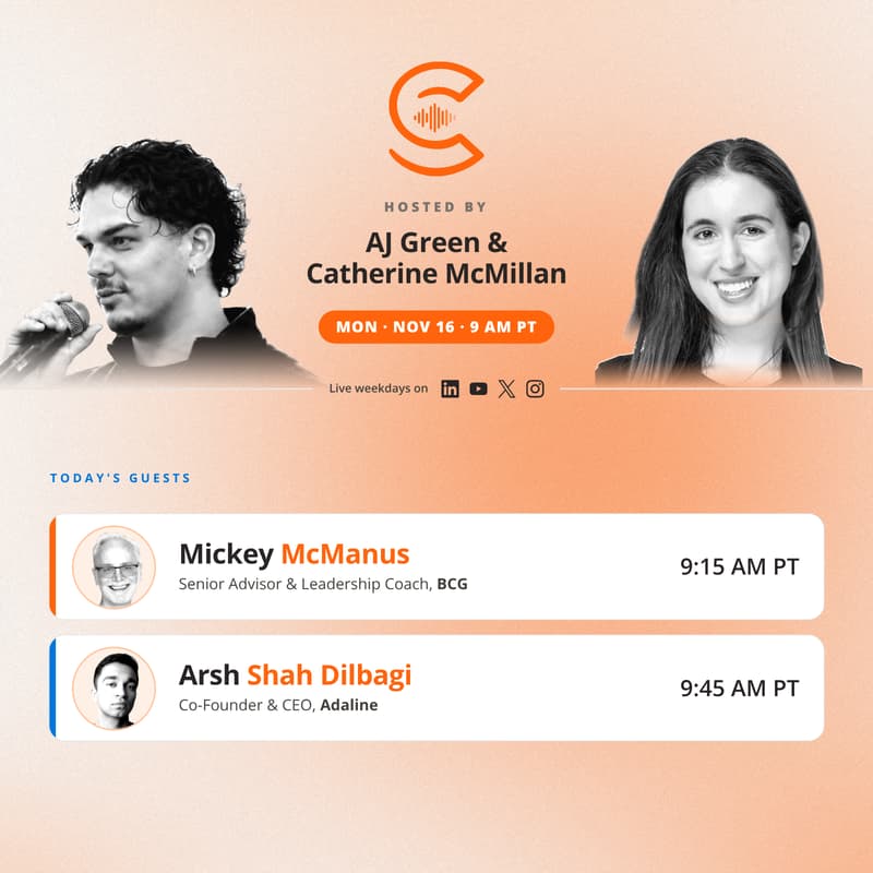 Cover Image for The AI Collective Podcast with AJ & Catherine: Monday, Nov 16