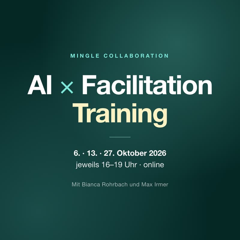 Cover Image for AI × Facilitation Training — KI sinnvoll in deine Facilitation integrieren