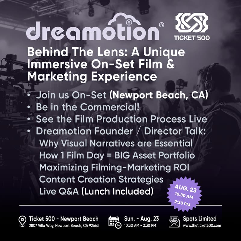 Cover Image for Behind The Lens: A Unique Immersive On-Set Film & Marketing Experience
