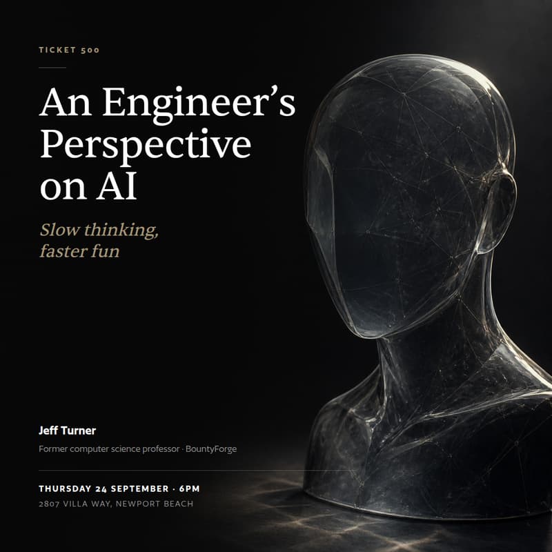 Cover Image for An Engineer's Perspective on AI: Slow Thinking, Faster Fun — Jeff Turner