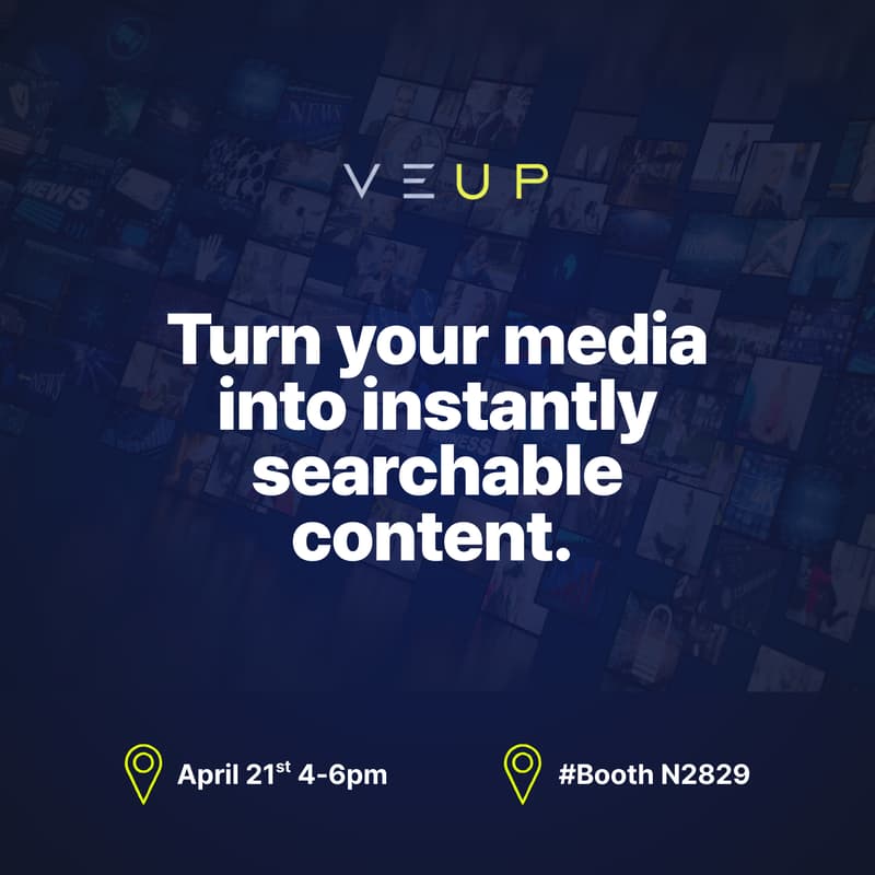 Cover Image for Live Demo: Turn Your Media into Instantly Searchable Content (NAB Show)