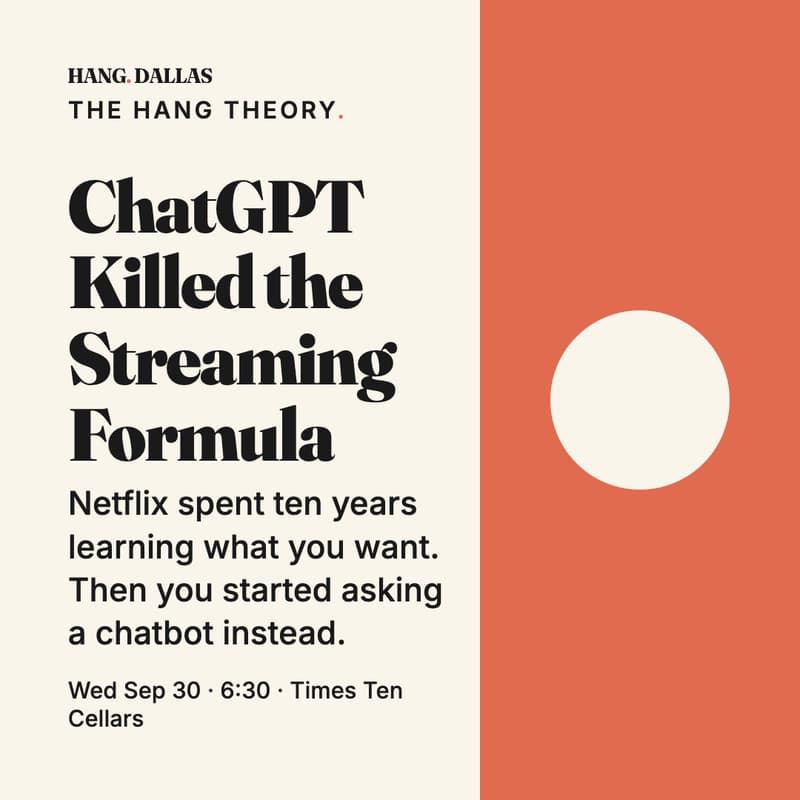 Cover Image for ChatGPT Killed the Streaming Formula
