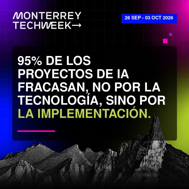 Cover Image for 95% de los proyectos de IA fracasan, no por la tecnología, sino por la implementación.