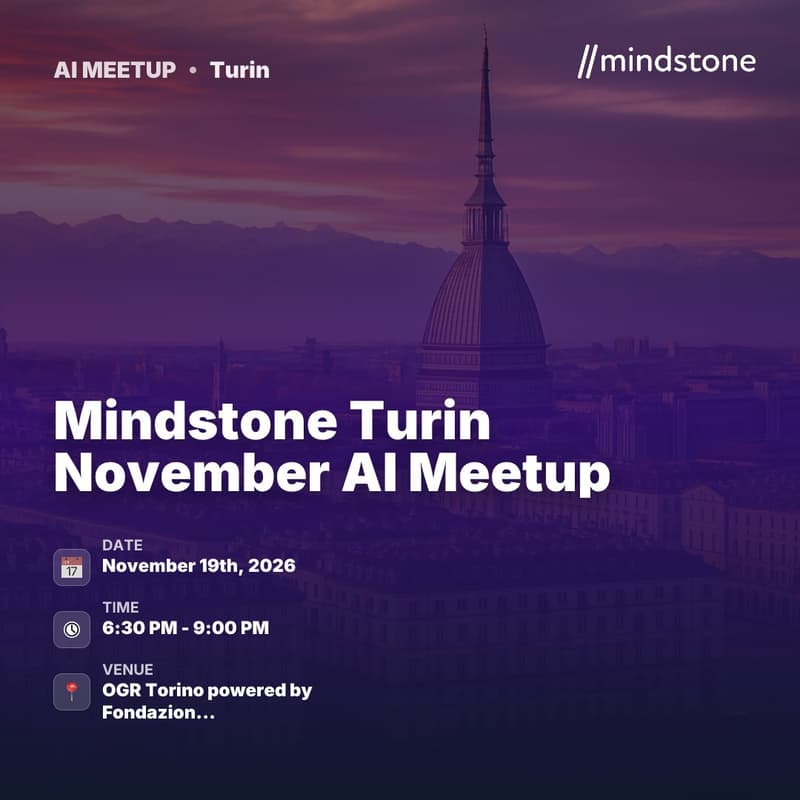 Cover Image for Mindstone Turin November AI Meetup