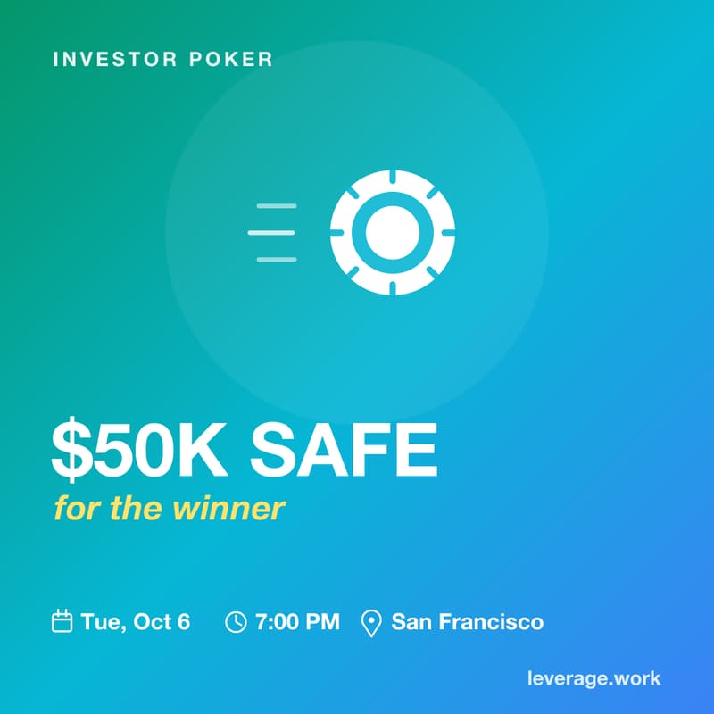 Cover Image for Investor Poker Night: $50K SAFE for the Winner