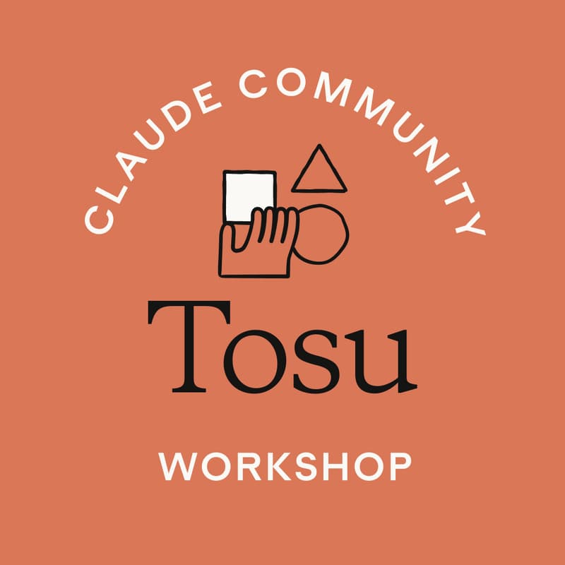 Cover Image for TOSU | Claude Code Workshop /ローカルでつくる Small Business