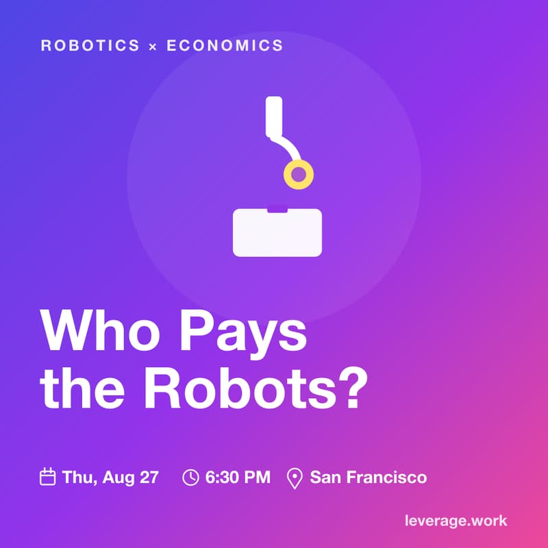 Cover Image for Who Pays the Robots?