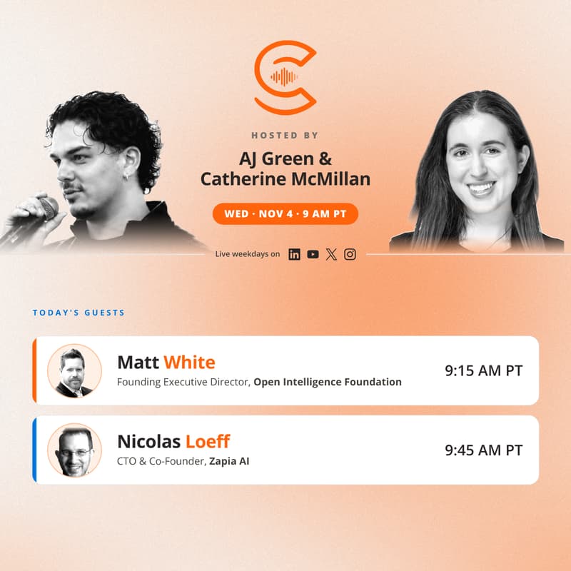 Cover Image for The AI Collective Podcast with AJ & Catherine: Wednesday, Nov 4