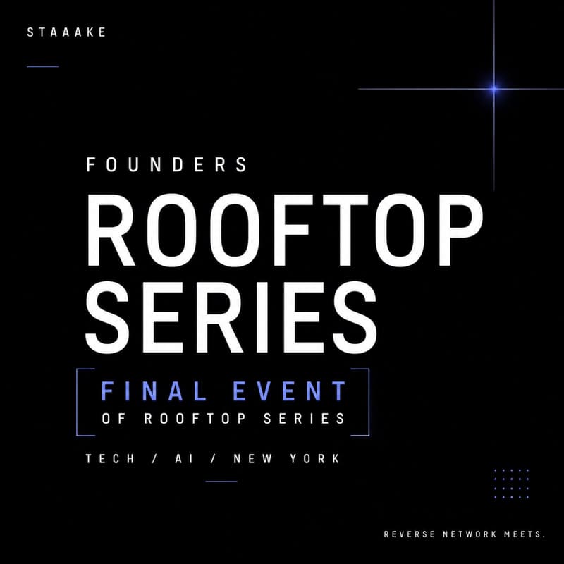 Cover Image for Founders Rooftop Series, AI/Tech (Final event)) — Reverse Network Meet