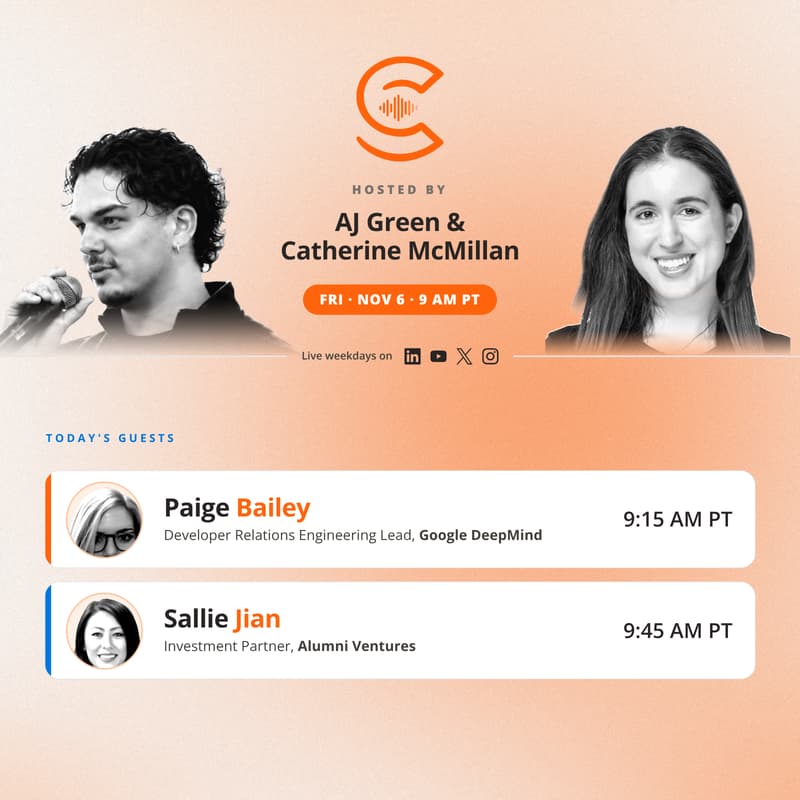 Cover Image for The AI Collective Podcast with AJ & Catherine: Friday, Nov 6