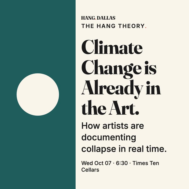 Cover Image for Climate Change is already in the Art - How artists are documenting collapse in real time.