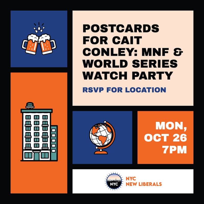 Cover Image for Postcards for Cait Conley: MNF & World Series Watch Party