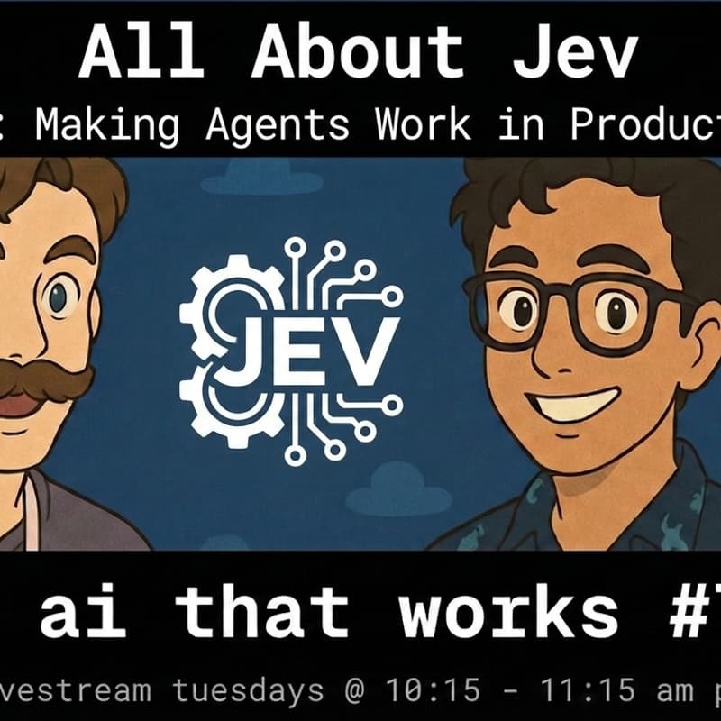 Cover Image for 🦄 ai that works: All About Jev